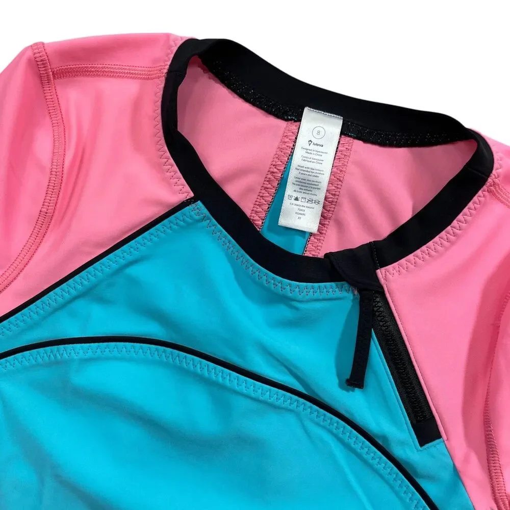 Ivivva 8 Lululemon Long Sleeve Nylon Blend Athletic‎ Shirt Shoulder